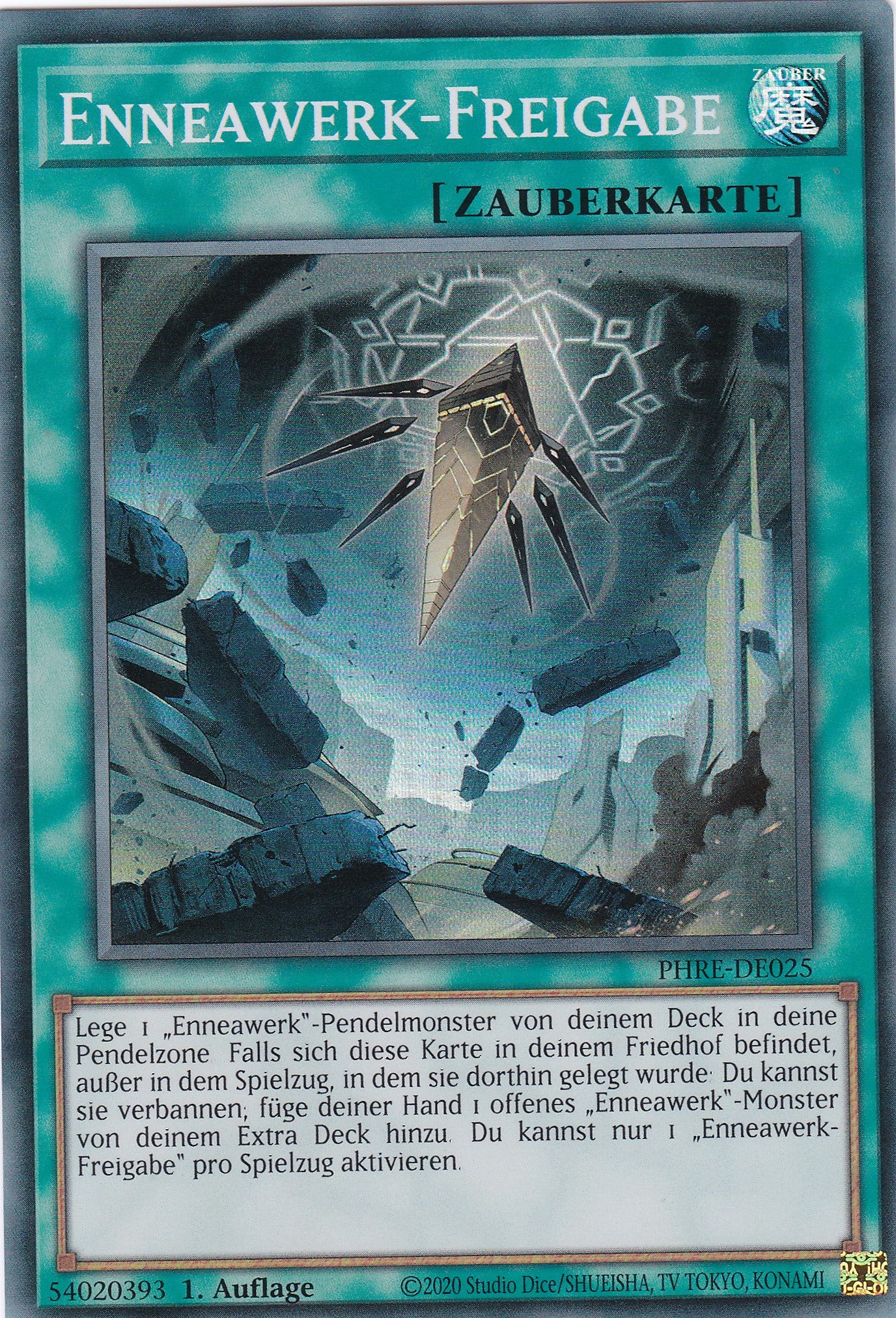 Enneawerk-Freigabe – PHRE-DE025 – Super Rare – 1. Auflage – Deutsch – Phantom Revenge