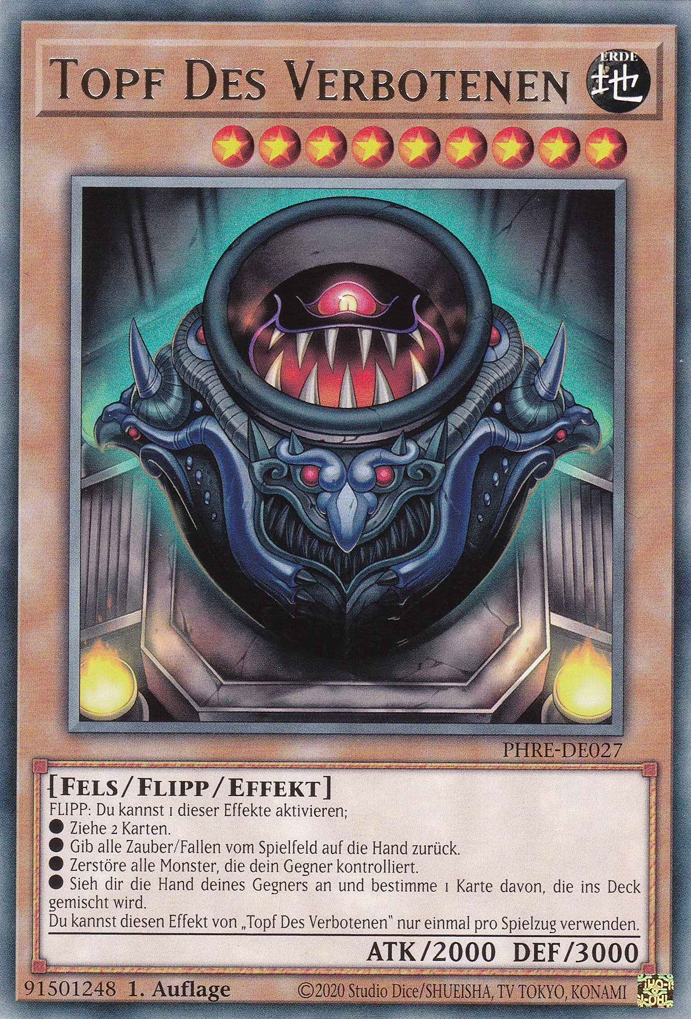 Topf Des Verbotenen – PHRE-DE027 – Rare – 1. Auflage – Deutsch – Phantom Revenge