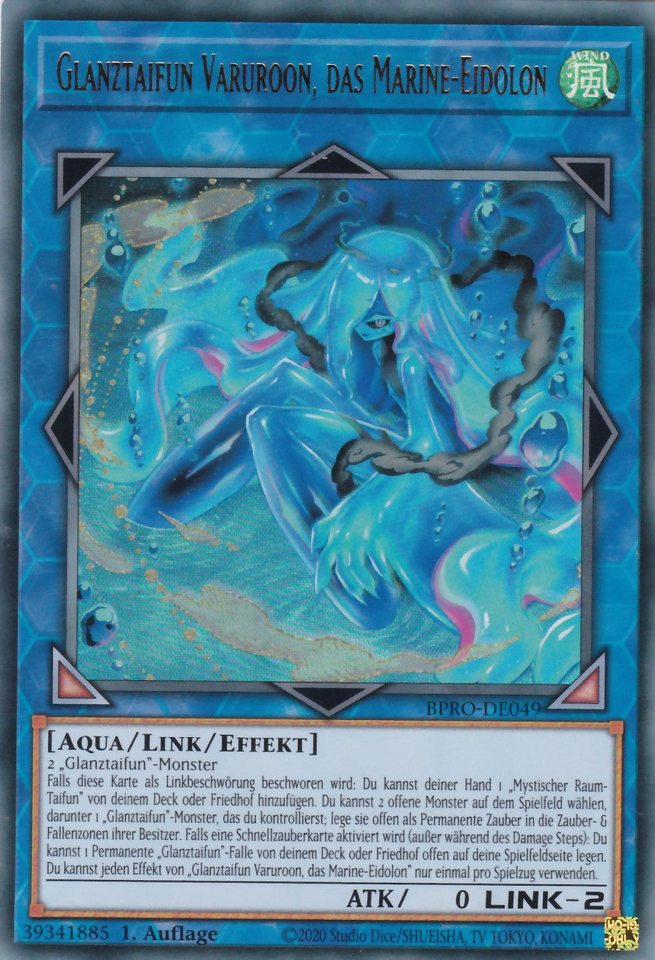 Glanztaifun Varuroon, das Marine-Eidolon - BPRO-DE049 - Ultra Rare - Deutsch - 1. Auflage - Burst Protocol - Yugioh
