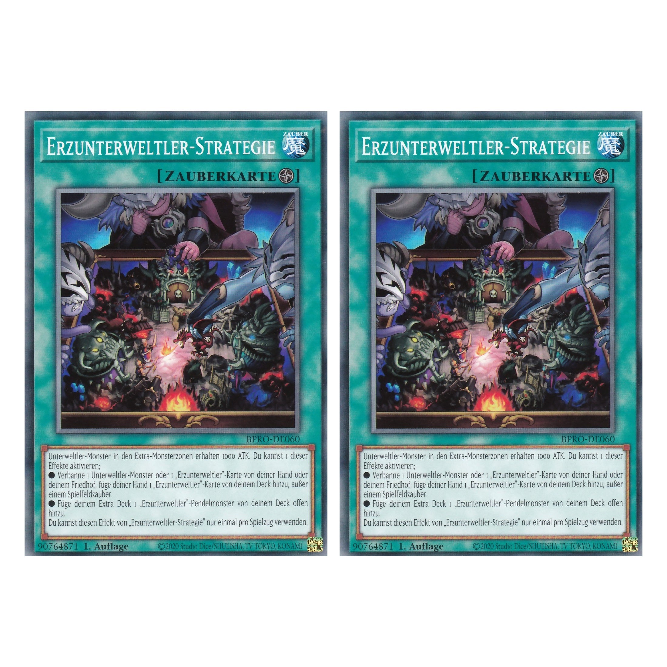 Erzunterweltler-Strategie - BPRO-DE060 - Common - Deutsch - 1. Auflage - Burst Protocol - Duo Set (2 Stück) - Yu-Gi-Oh!