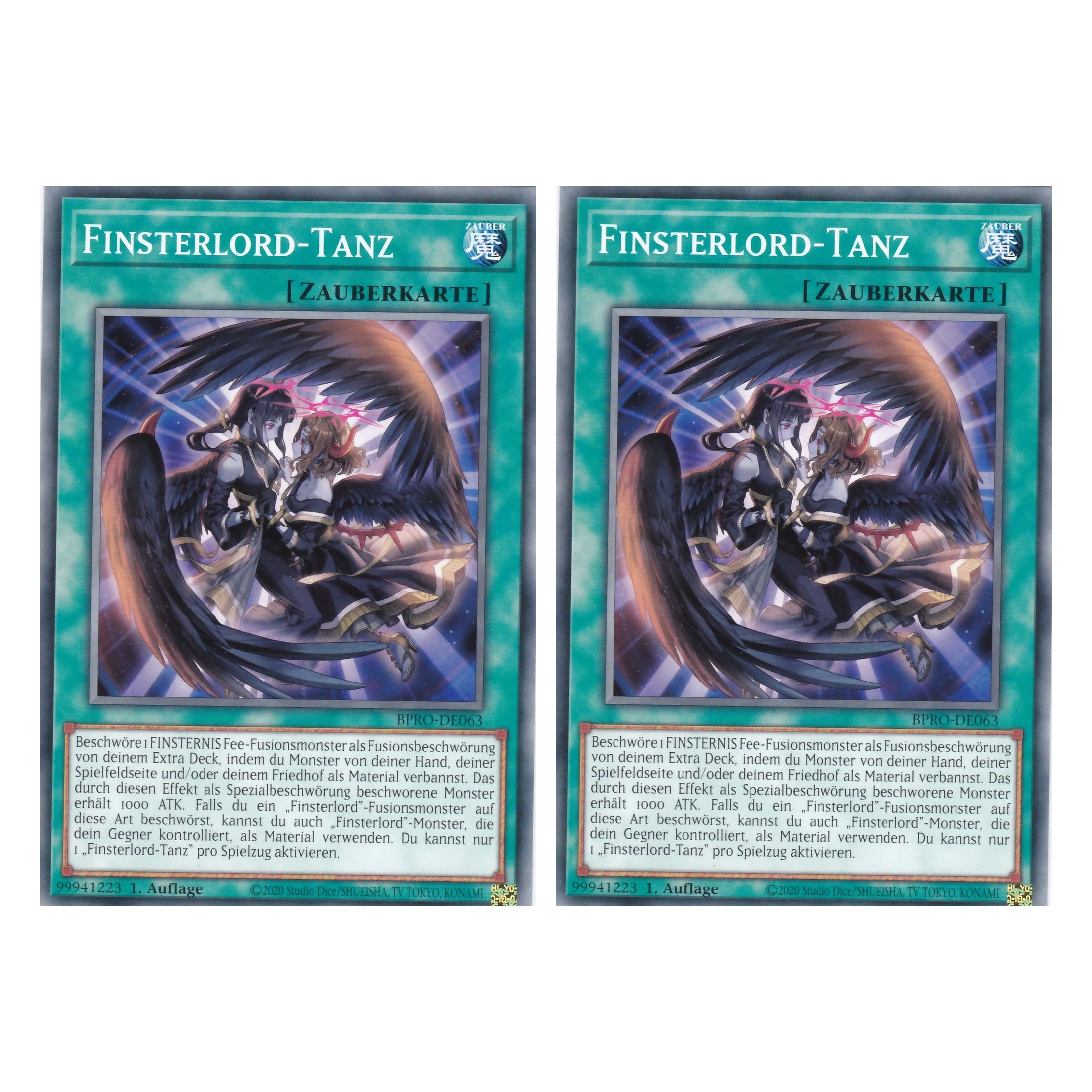 Finsterlord-Tanz - BPRO-DE063 - Common - Deutsch - 1. Auflage - Burst Protocol - Duo Set (2 Stück) - Yu-Gi-Oh!