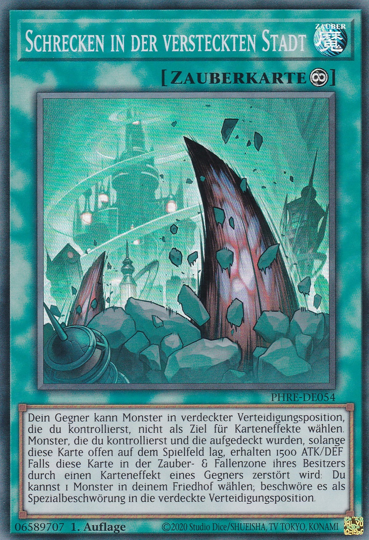 Schrecken in der versteckten Stadt – PHRE-DE054 – Super Rare – 1. Auflage – Deutsch – Phantom Revenge