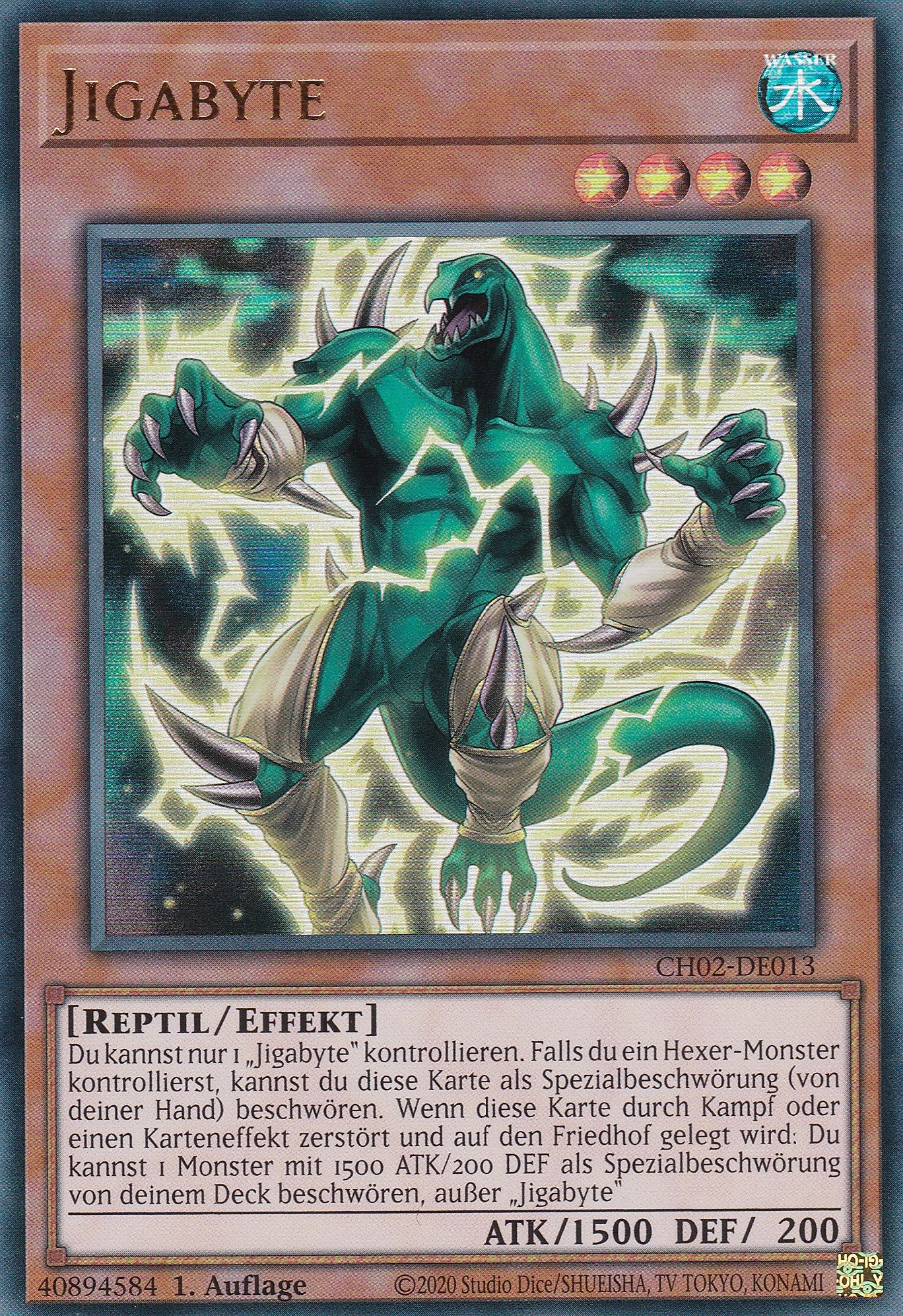 Jigabyte - CH02-DE013 - Ultra Rare - Deutsch - 1. Auflage - Yugioh - The Chronicles Deck: Spirit Charmers