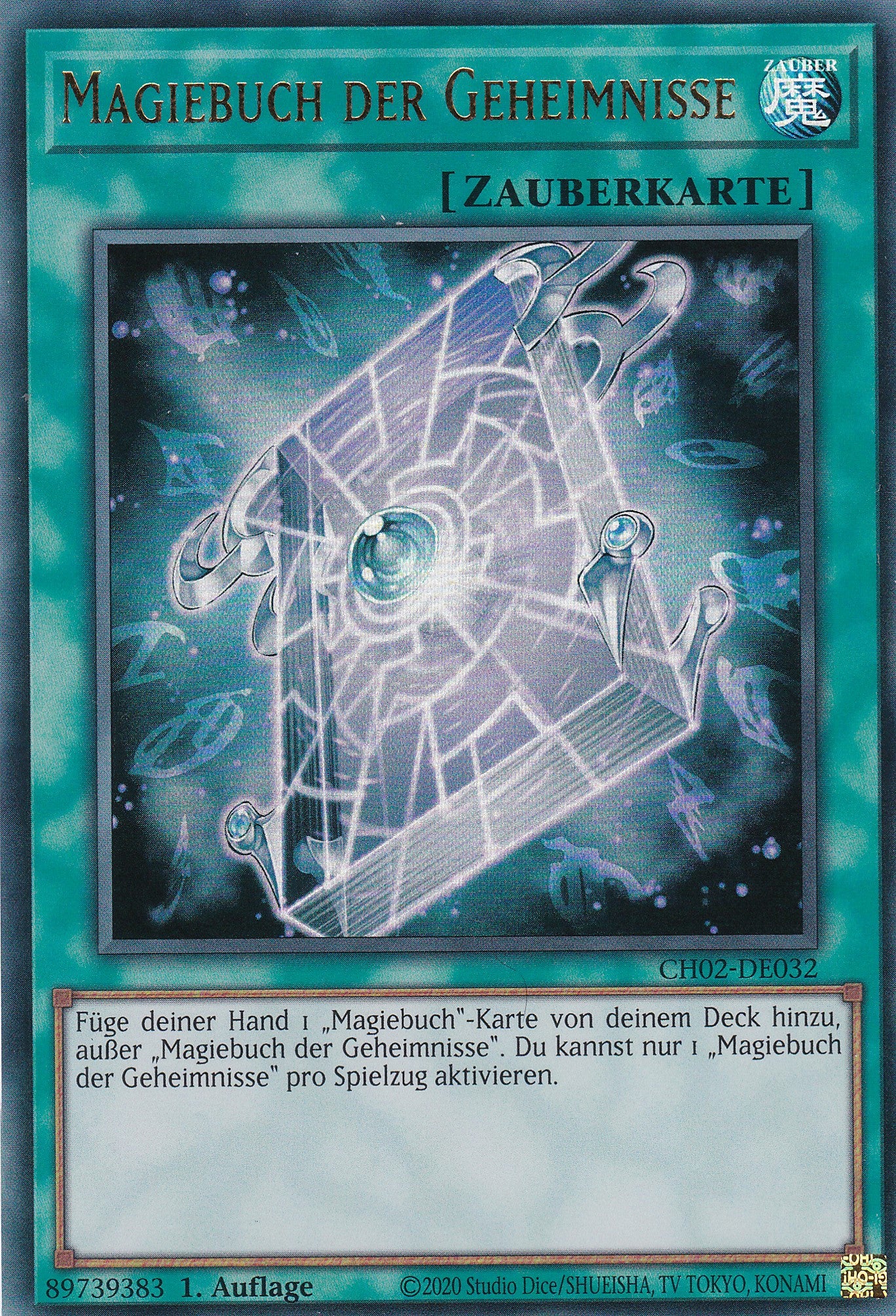 Magiebuch der Geheimnisse - CH02-DE032 - Ultra Rare - Deutsch - 1. Auflage - Yugioh - The Chronicles Deck: Spirit Charmers