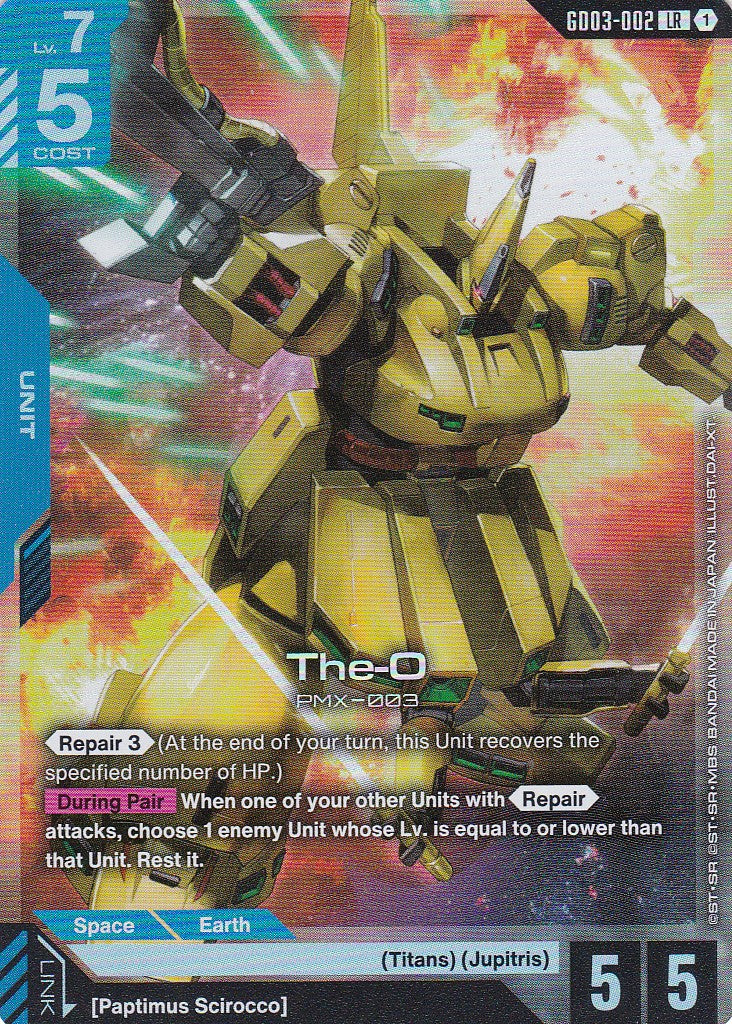 The-O - GD03-002 - Legend Rare - Englisch - GD03 - GUNDAM TCG