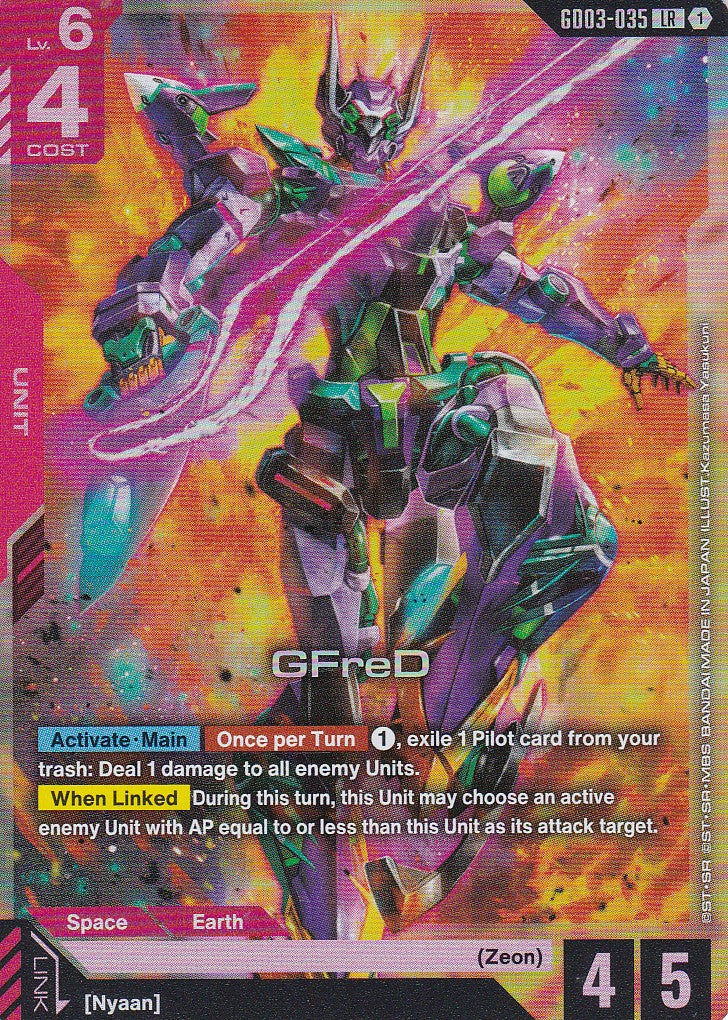 GFreD - GD03-035 - Legend Rare - Englisch - GD03 - GUNDAM TCG