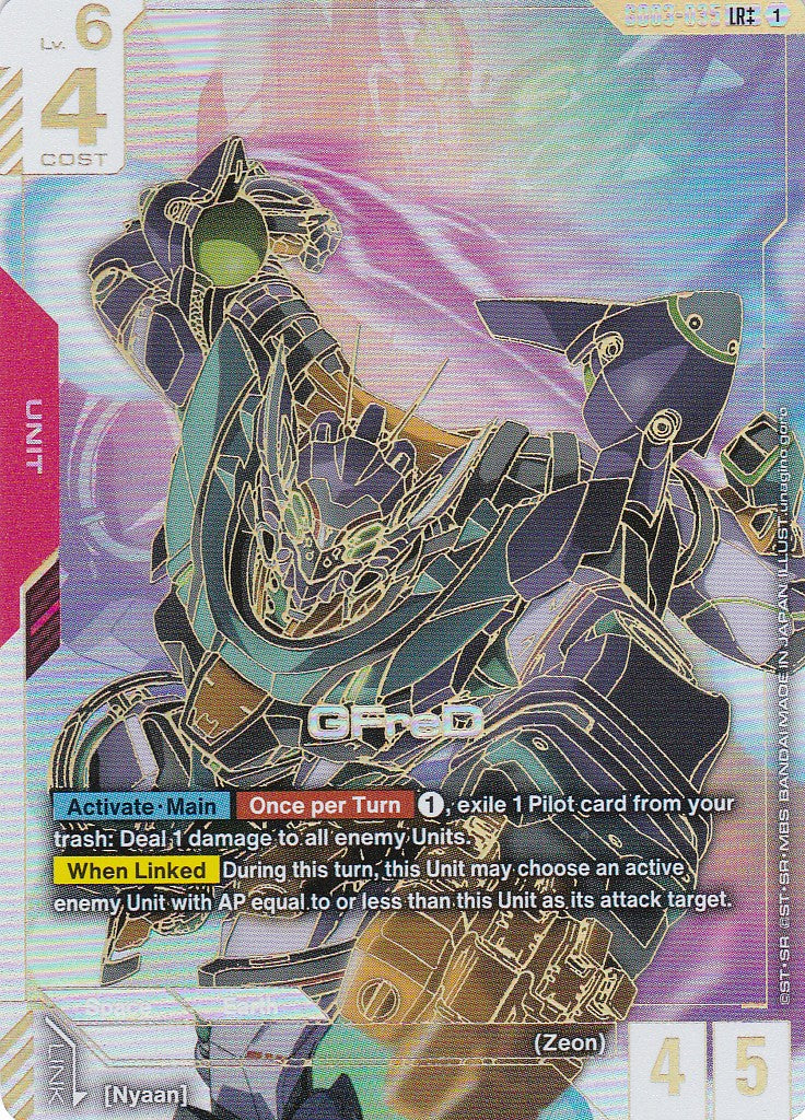 GFreD - GD03-035-AAA - Legend Rare - Englisch - GD03 - GUNDAM TCG