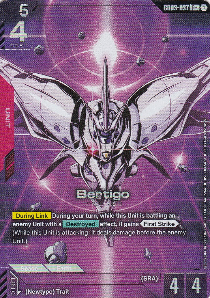 Bertigo - GD03-037-AA - Rare - Englisch - GD03 - GUNDAM TCG