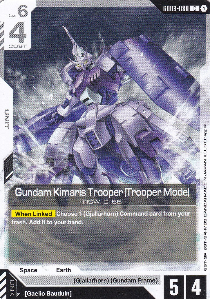Gundam Kimaris Trooper (Trooper Mode) - GD03-080 - Common - Englisch - GD03 - GUNDAM TCG