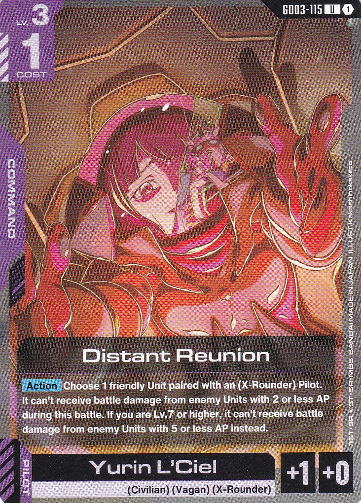 Distant Reunion - GD03-115 - Uncommon - Englisch - GD03 - GUNDAM TCG