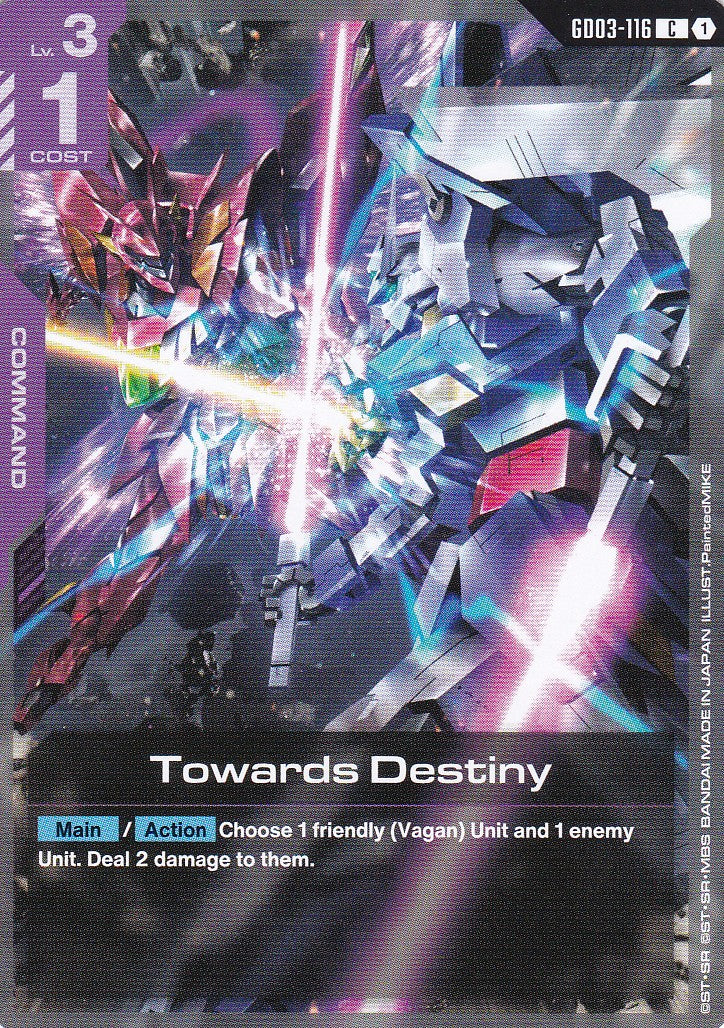 Towards Destiny - GD03-116 - Common - Englisch - GD03 - GUNDAM TCG