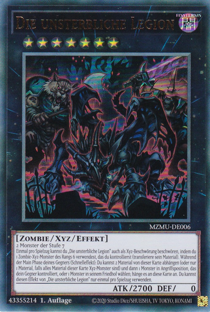 Die Unsterbliche Legion - MZMU-DE006 - Ultra Rare - Deutsch - 1. Auflage - Maze of Muertos - Yu-Gi-Oh!