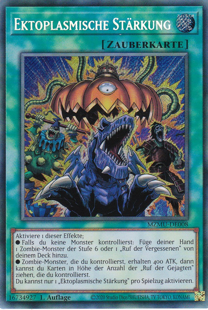 Ekoplasmische Stärkung - MZMU-DE008 - Secret Rare - Deutsch - 1. Auflage - Maze of Muertos - Yu-Gi-Oh!