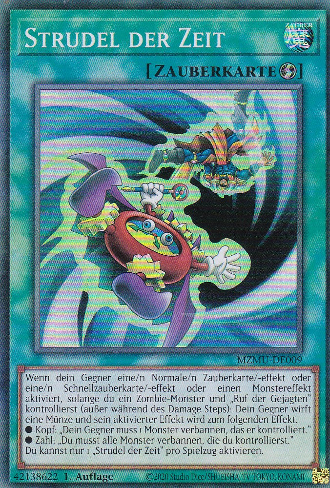 Strudel der Zeit - MZMU-DE009 - Super Rare - Deutsch - 1. Auflage - Maze of Muertos - Yu-Gi-Oh!
