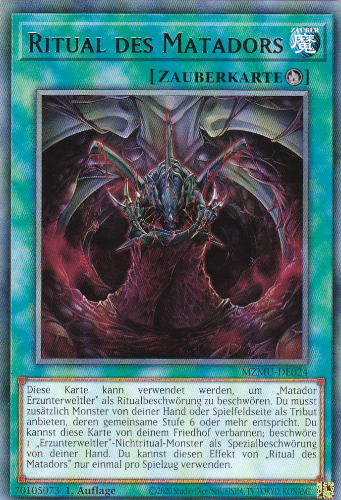 Ritual des Matadors - MZMU-DE024 - Rare - Deutsch - 1. Auflage - Maze of Muertos - Yu-Gi-Oh!