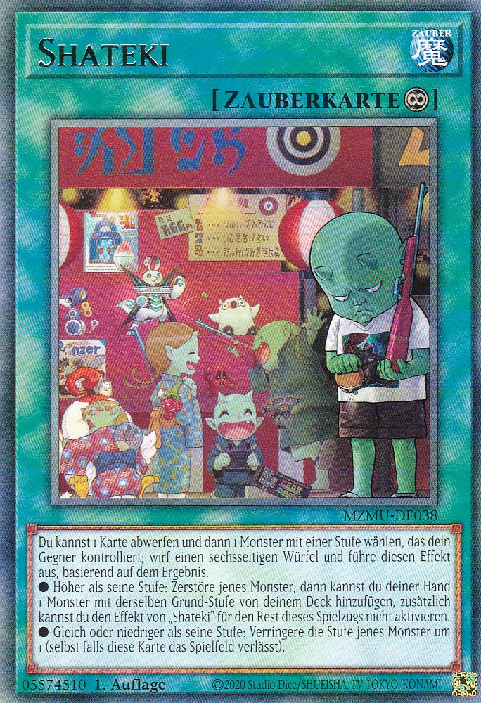 Shateki - MZMU-DE038 - Rare - Deutsch - 1. Auflage - Maze of Muertos - Yu-Gi-Oh!