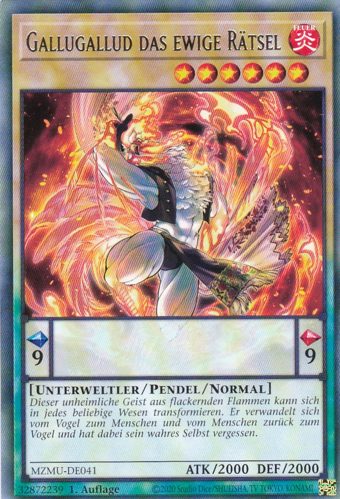 Gallugallud das ewige Rätsel - MZMU-DE041 - Rare - Deutsch - 1. Auflage - Maze of Muertos - Yu-Gi-Oh!