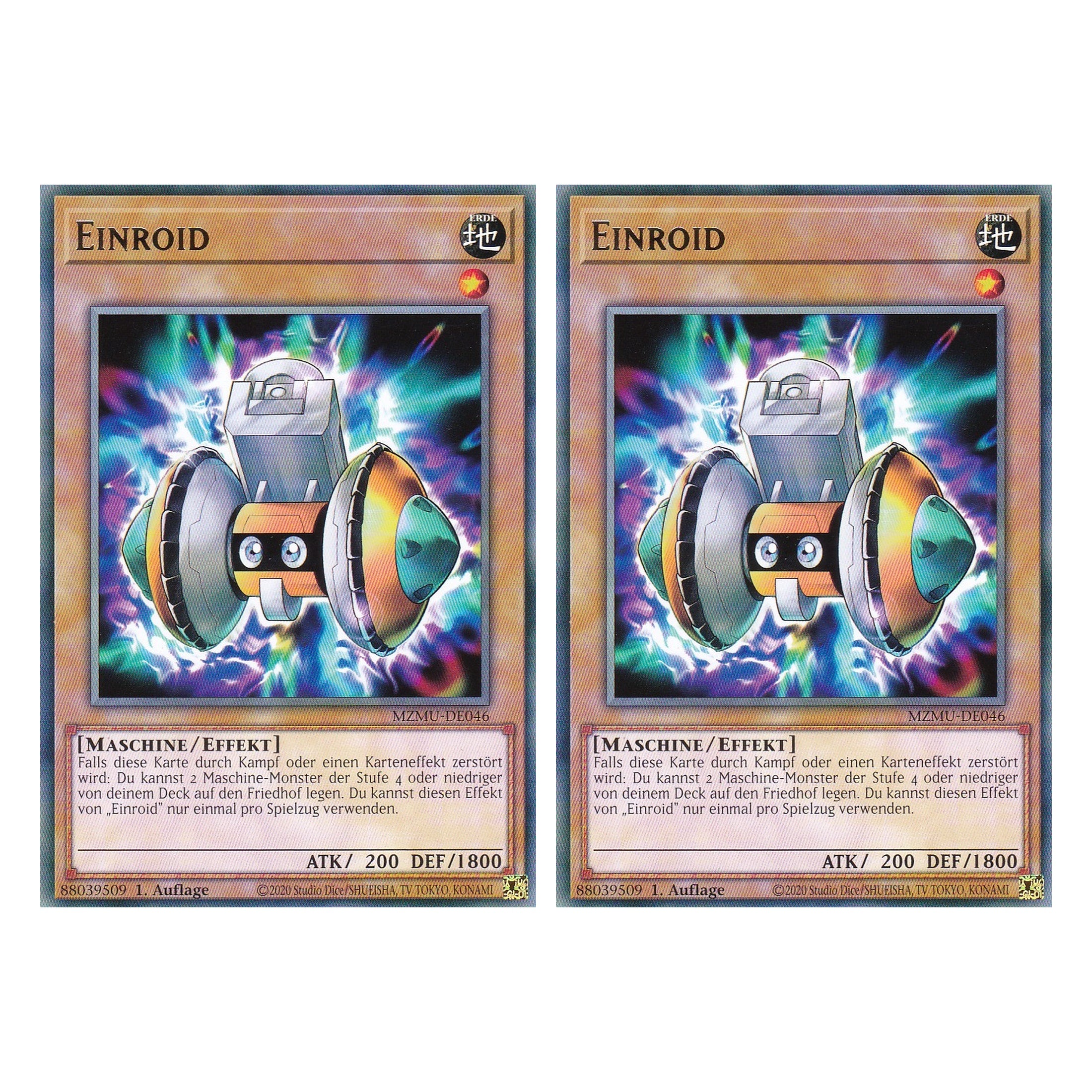 Einroid - MZMU-DE046 - Rare - Deutsch - 1. Auflage - Maze of Muertos - Duo Set (2 Stück) - Yu-Gi-Oh!