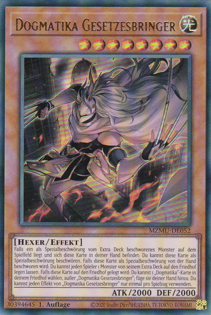 Dogmatika Gesetzbringer - MZMU-DE052 - Ultra Rare - Deutsch - 1. Auflage - Maze of Muertos - Yu-Gi-Oh!