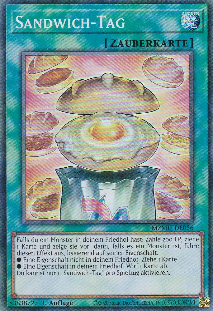Sandwich-Tag - MZMU-DE056 - Super Rare - Deutsch - 1. Auflage - Maze of Muertos - Yu-Gi-Oh!