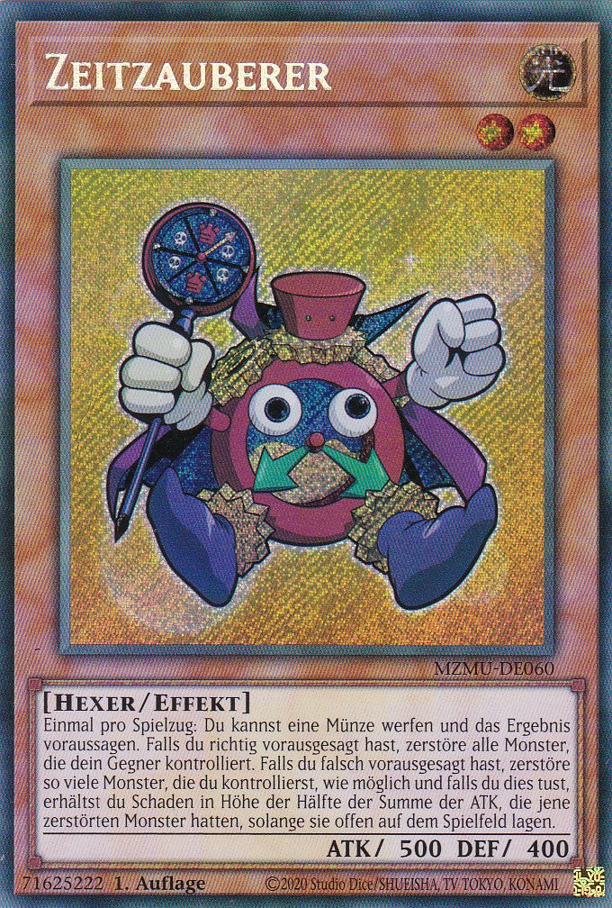 Zeitzauberer - MZMU-DE060 - Secret Rare - Deutsch - 1. Auflage - Maze of Muertos - Yu-Gi-Oh!