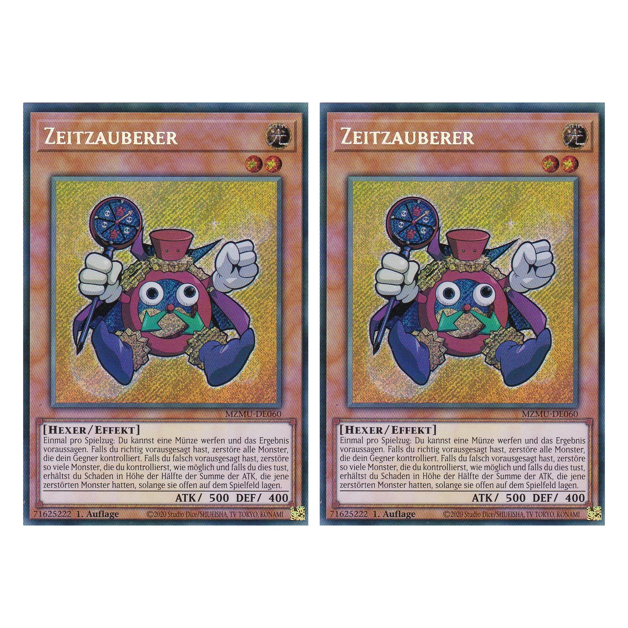 Zeitzauberer - MZMU-DE060 - Secret Rare - Deutsch - 1. Auflage - Maze of Muertos - Duo Set (2 Stück) - Yu-Gi-Oh!