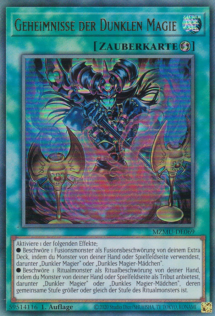 Geheimnisse der Dunklen Magie - MZMU-DE069 - Ultra Rare - Deutsch - 1. Auflage - Maze of Muertos - Yu-Gi-Oh!
