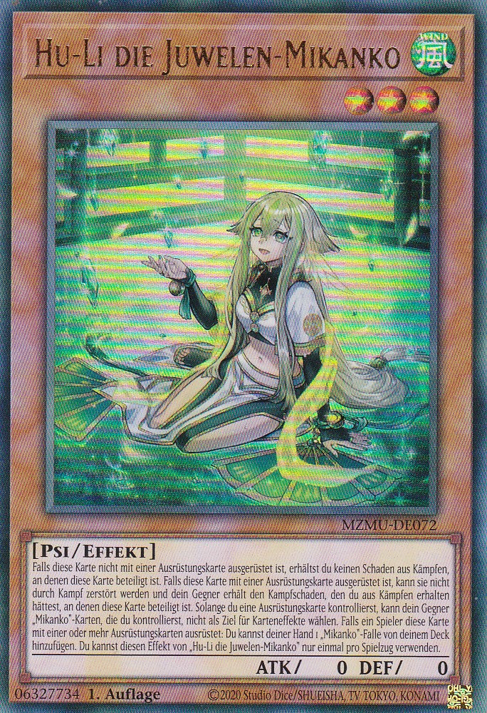 Hu-Li die Juwelen-Mikanko - MZMU-DE072 - Ultra Rare - Deutsch - 1. Auflage - Maze of Muertos - Yu-Gi-Oh!