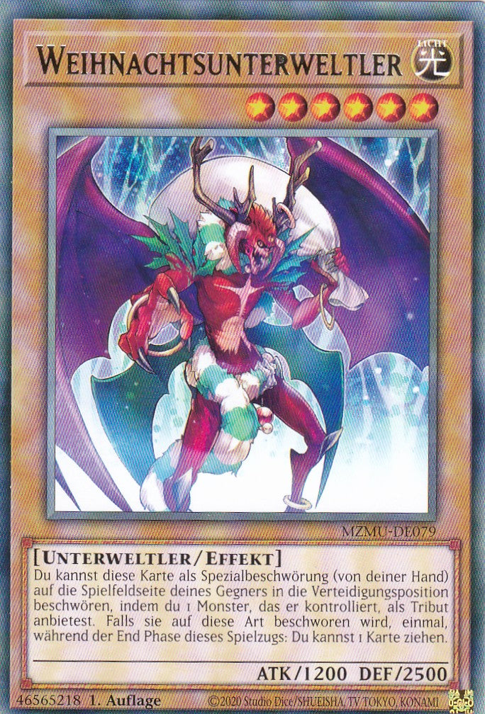 Weihnachtsunterweltler - MZMU-DE079 - Rare - Deutsch - 1. Auflage - Maze of Muertos - Yu-Gi-Oh!