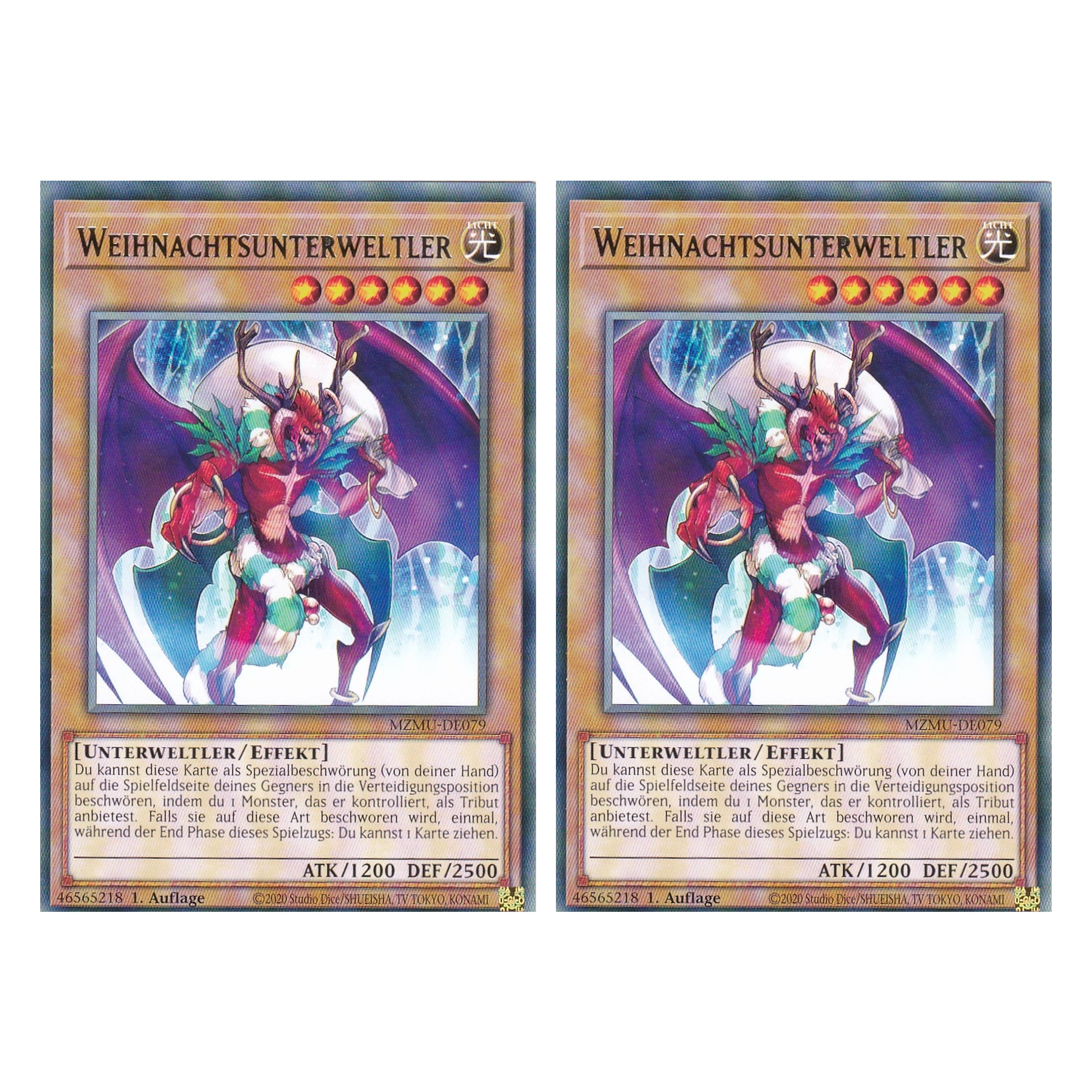 Weihnachtsunterweltler - MZMU-DE079 - Rare - Deutsch - 1. Auflage - Maze of Muertos - Duo Set (2 Stück) - Yu-Gi-Oh!