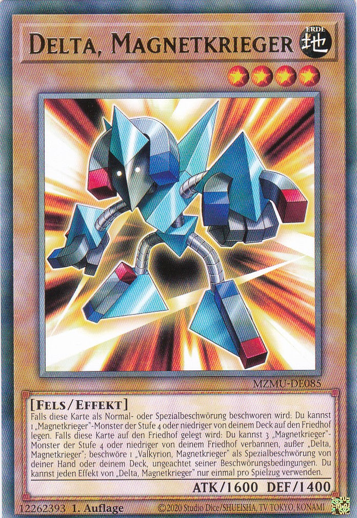 Delta Magnetkrieger - MZMU-DE085 - Rare - Deutsch - 1. Auflage - Maze of Muertos - Yu-Gi-Oh!