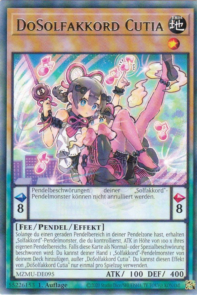 DoSalfakkord Cutia - MZMU-DE095 - Rare - Deutsch - 1. Auflage - Maze of Muertos - Yu-Gi-Oh!