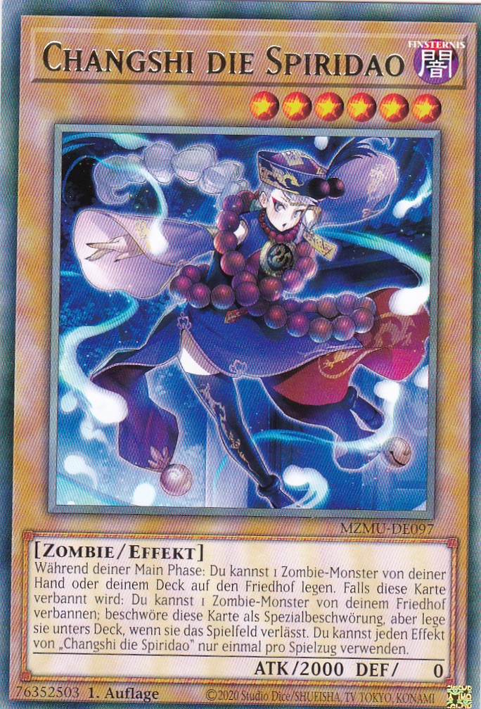 Changshi die Spiridao - MZMU-DE097 - Rare - Deutsch - 1. Auflage - Maze of Muertos - Yu-Gi-Oh!