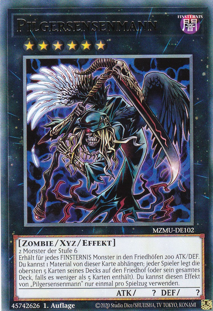 Pilgersensenmann - MZMU-DE102 - Rare - Deutsch - 1. Auflage - Maze of Muertos - Yu-Gi-Oh!