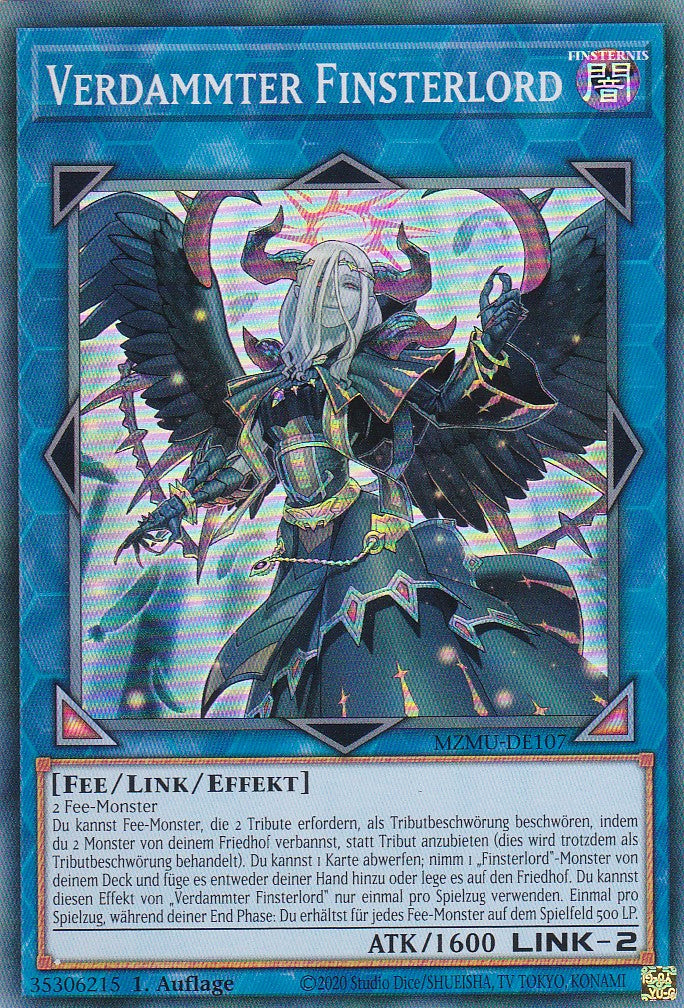 Verdammter Finsterlord - MZMU-DE107 - Super Rare - Deutsch - 1. Auflage - Maze of Muertos - Yu-Gi-Oh!