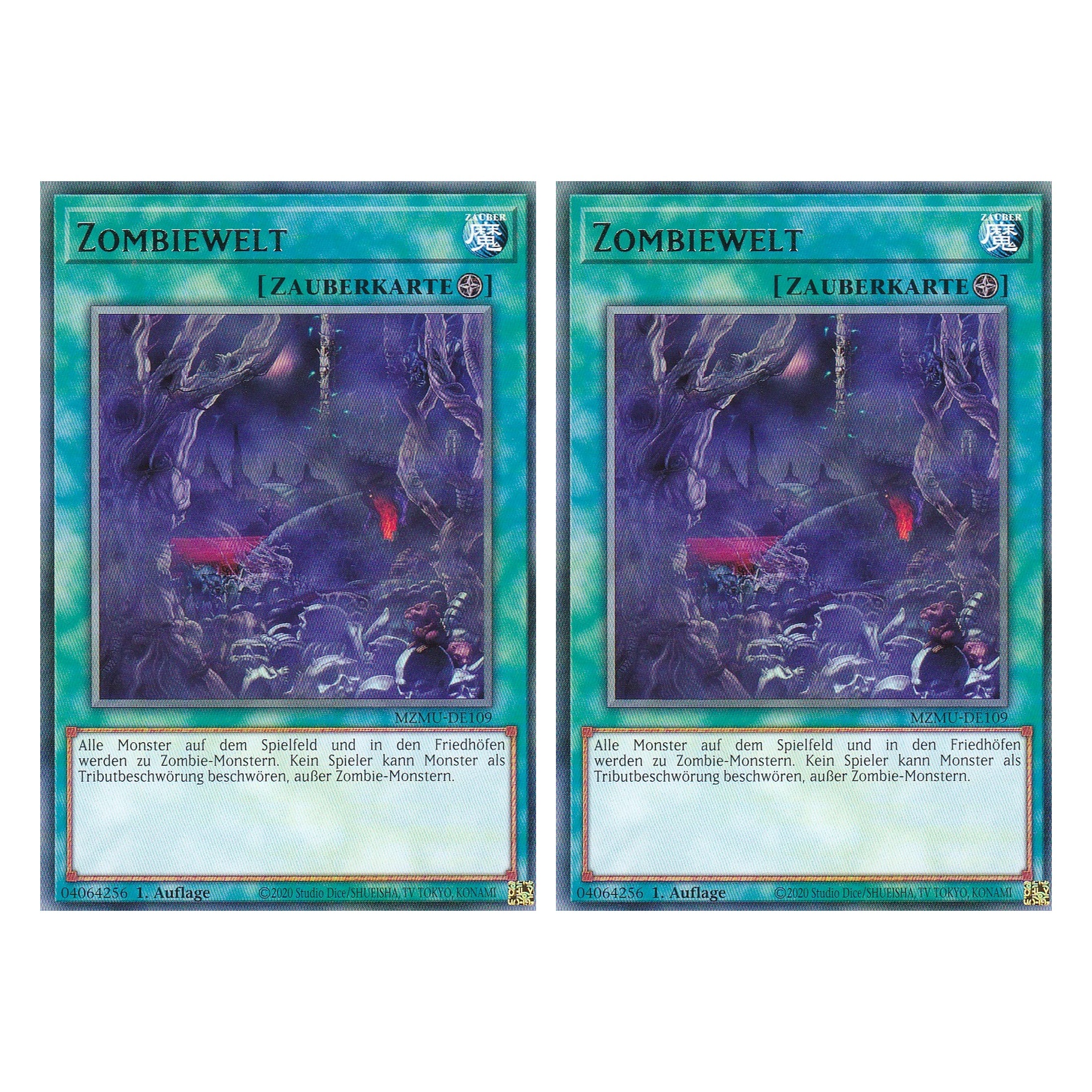 Zombiewelt - MZMU-DE109 - Rare - Deutsch - 1. Auflage - Maze of Muertos - Duo Set (2 Stück) - Yu-Gi-Oh!