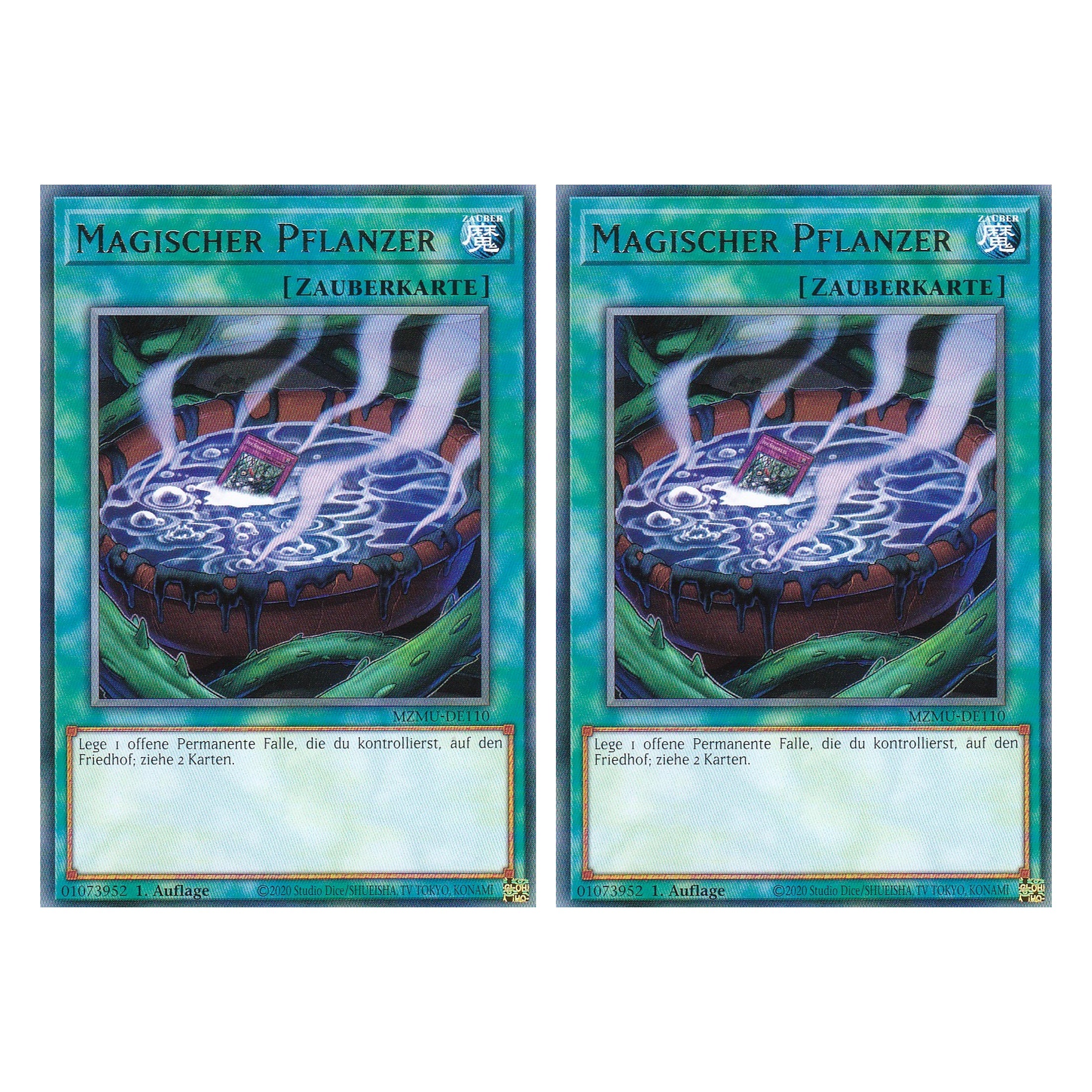 Magischer Pflanzer - MZMU-DE110 - Rare - Deutsch - 1. Auflage - Maze of Muertos - Duo Set (2 Stück) - Yu-Gi-Oh!