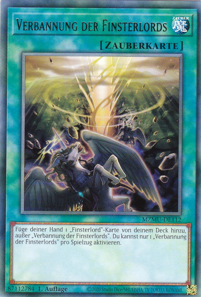 Verbannung der Finsterlords - MZMU-DE112 - Rare - Deutsch - 1. Auflage - Maze of Muertos - Yu-Gi-Oh!