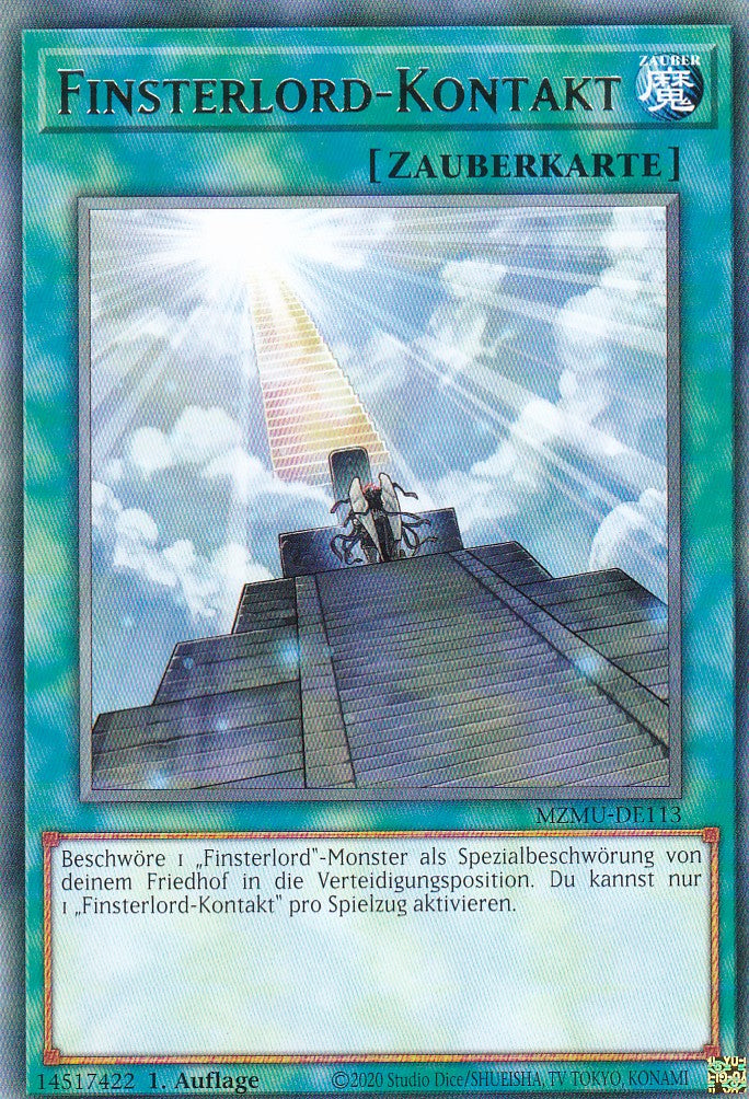 Finsterlord-Kontakt - MZMU-DE113 - Rare - Deutsch - 1. Auflage - Maze of Muertos - Yu-Gi-Oh!