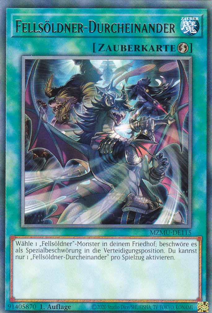 Fellsöldner-Durcheinander - MZMU-DE115 - Rare - Deutsch - 1. Auflage - Maze of Muertos - Yu-Gi-Oh!