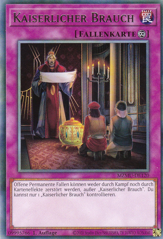 Kaiserlicher Brauch - MZMU-DE120 - Rare - Deutsch - 1. Auflage - Maze of Muertos - Yu-Gi-Oh!