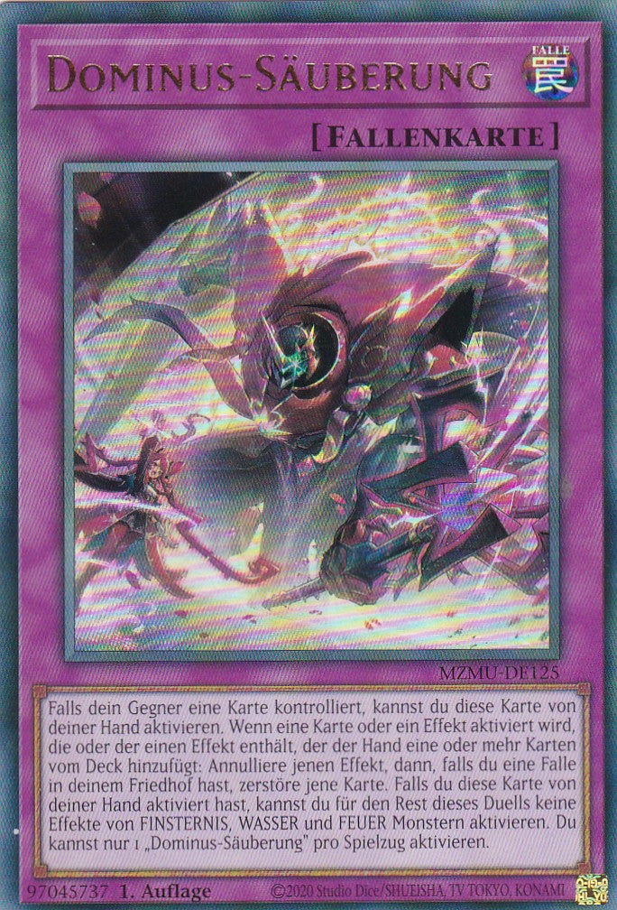 Dominus-Säuberung - MZMU-DE125 - Ultra Rare - Deutsch - 1. Auflage - Maze of Muertos - Yu-Gi-Oh!