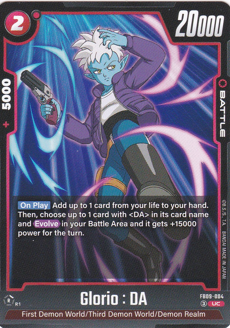 Glorio : DA - 4 - Uncommon - Englisch - Dual Evolution - Dragon Ball Fusion World