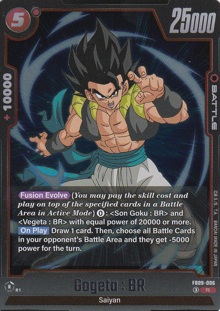 Gogeta : BR - 6 - Rare - Englisch - Dual Evolution - Dragon Ball Fusion World