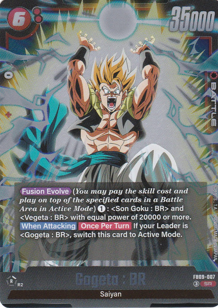 Gogeta : BR - 7 - Super Rare - Englisch - Dual Evolution - Dragon Ball Fusion World