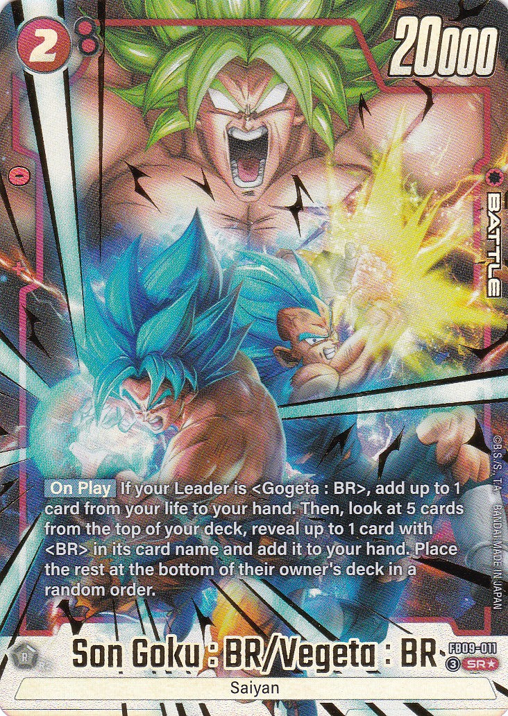 Son Goku : BR/Vegeta : BR - 11 - Alt Art - Englisch - Dual Evolution - Dragon Ball Fusion World
