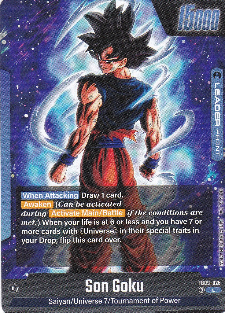 Son Goku // Son Goku - 25 - Leader - Englisch - Dual Evolution - Dragon Ball Fusion World