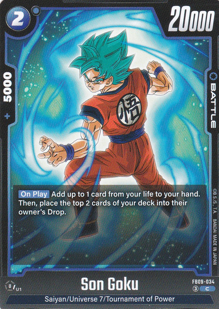 Son Goku - 34 - Common - Englisch - Dual Evolution - Dragon Ball Fusion World