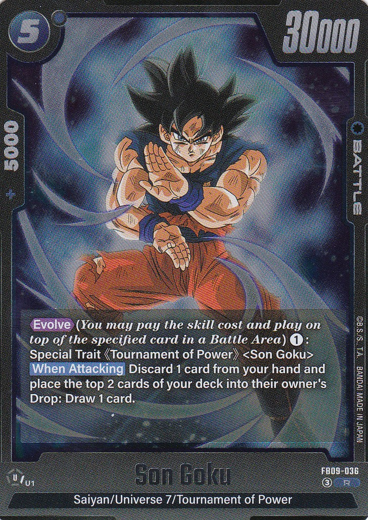 Son Goku - 36 - Rare - Englisch - Dual Evolution - Dragon Ball Fusion World