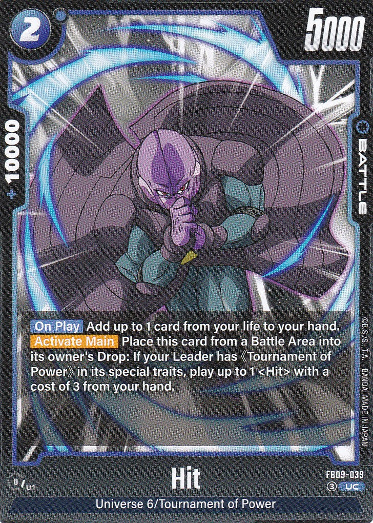 Hit - 39 - Uncommon - Englisch - Dual Evolution - Dragon Ball Fusion World